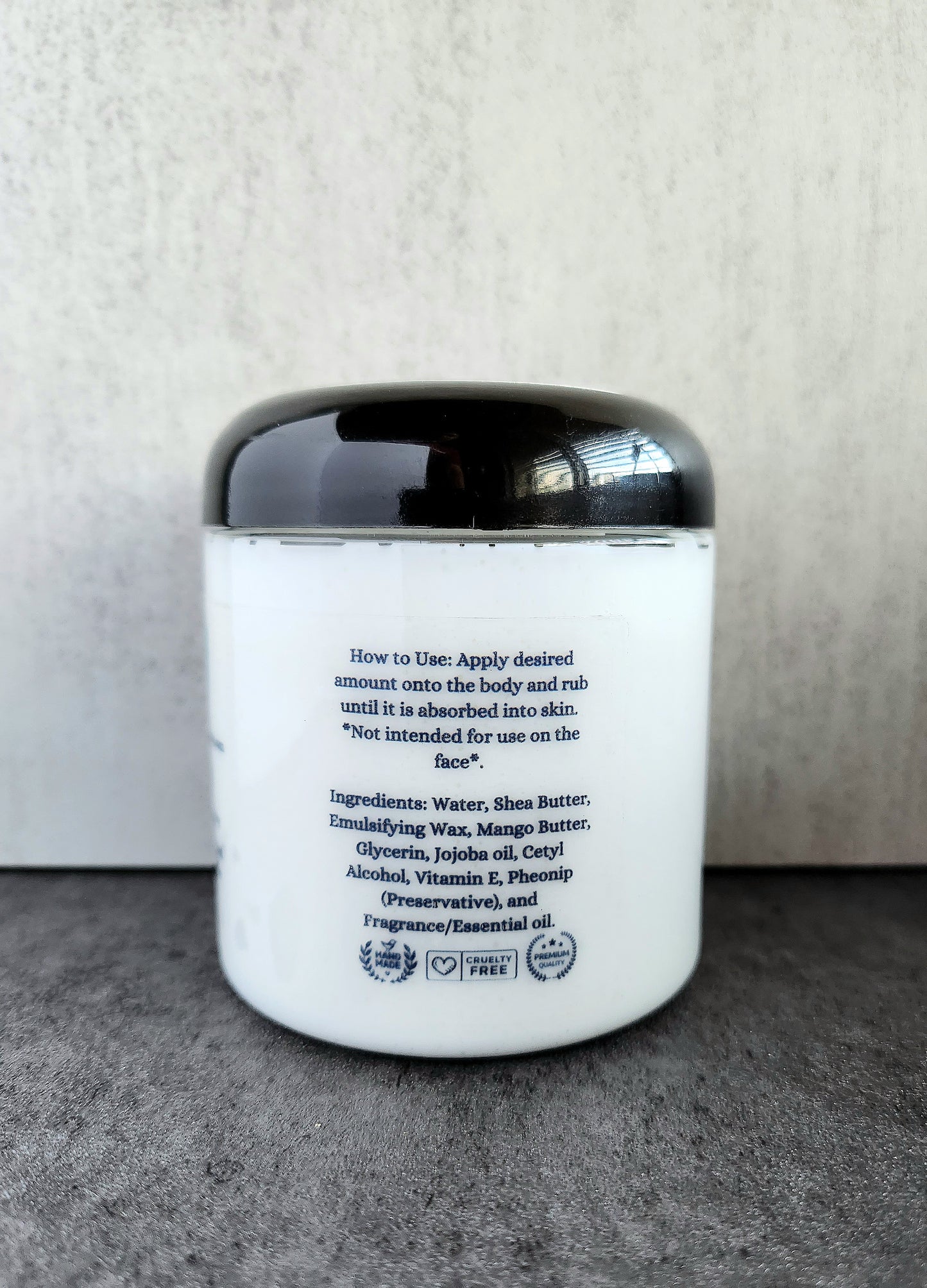 Berry Vanilla Emulsified Body Butter Shea Butter and Mango Butter Moisturizing Body Butter 8 oz