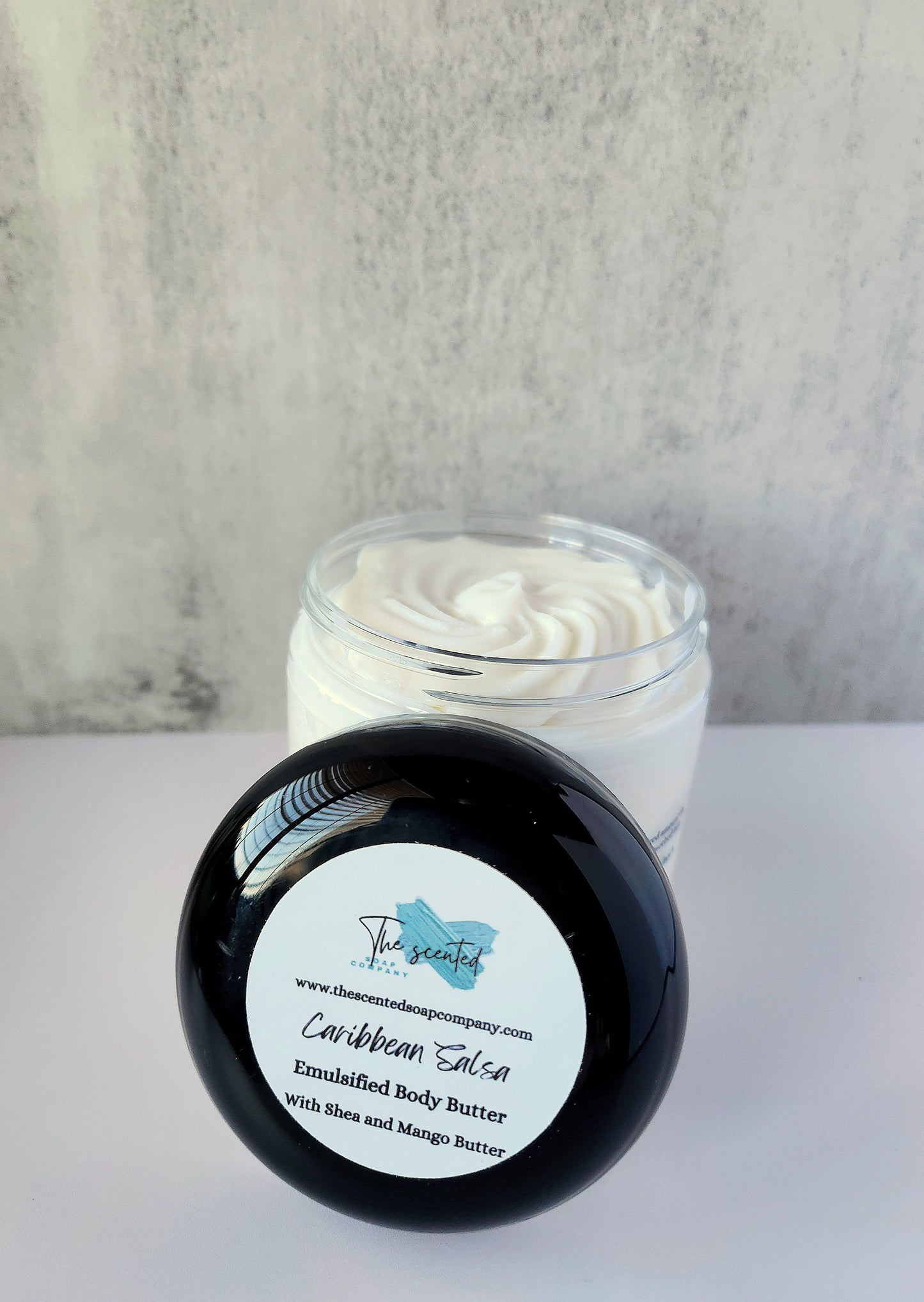 CARIBBEAN SALSA Emulsified Body Butter Shea Butter and Mango Butter Moisturizing Body Butter 8 oz