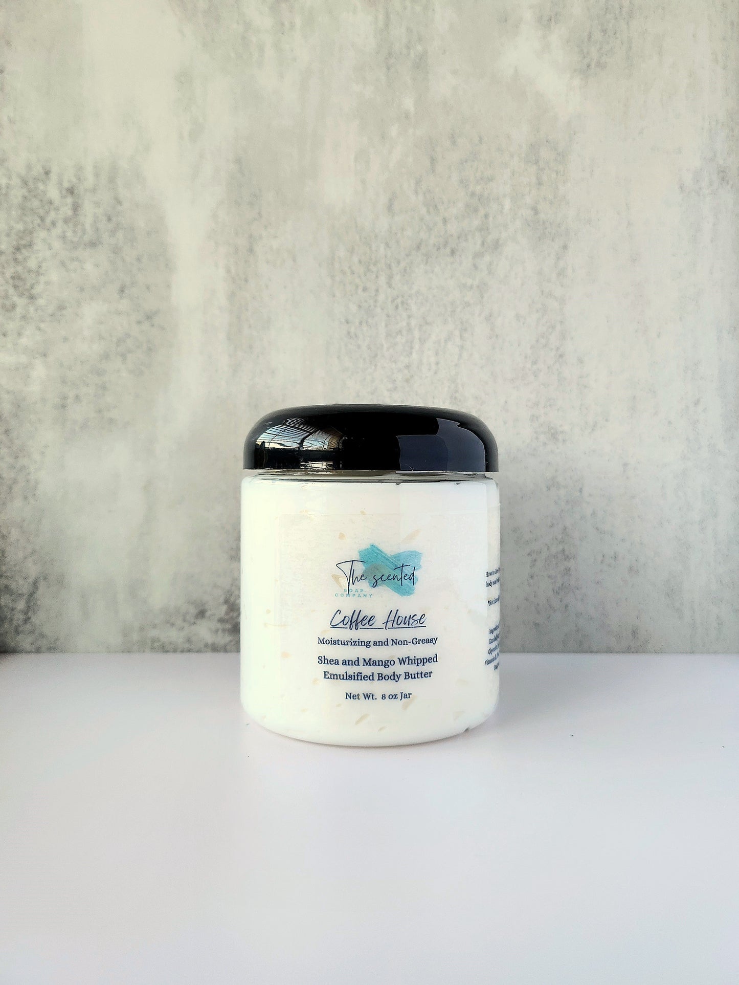 COFFEE HOUSE Emulsified Body Butter Shea Butter and Mango Butter Moisturizing Body Butter 8 oz