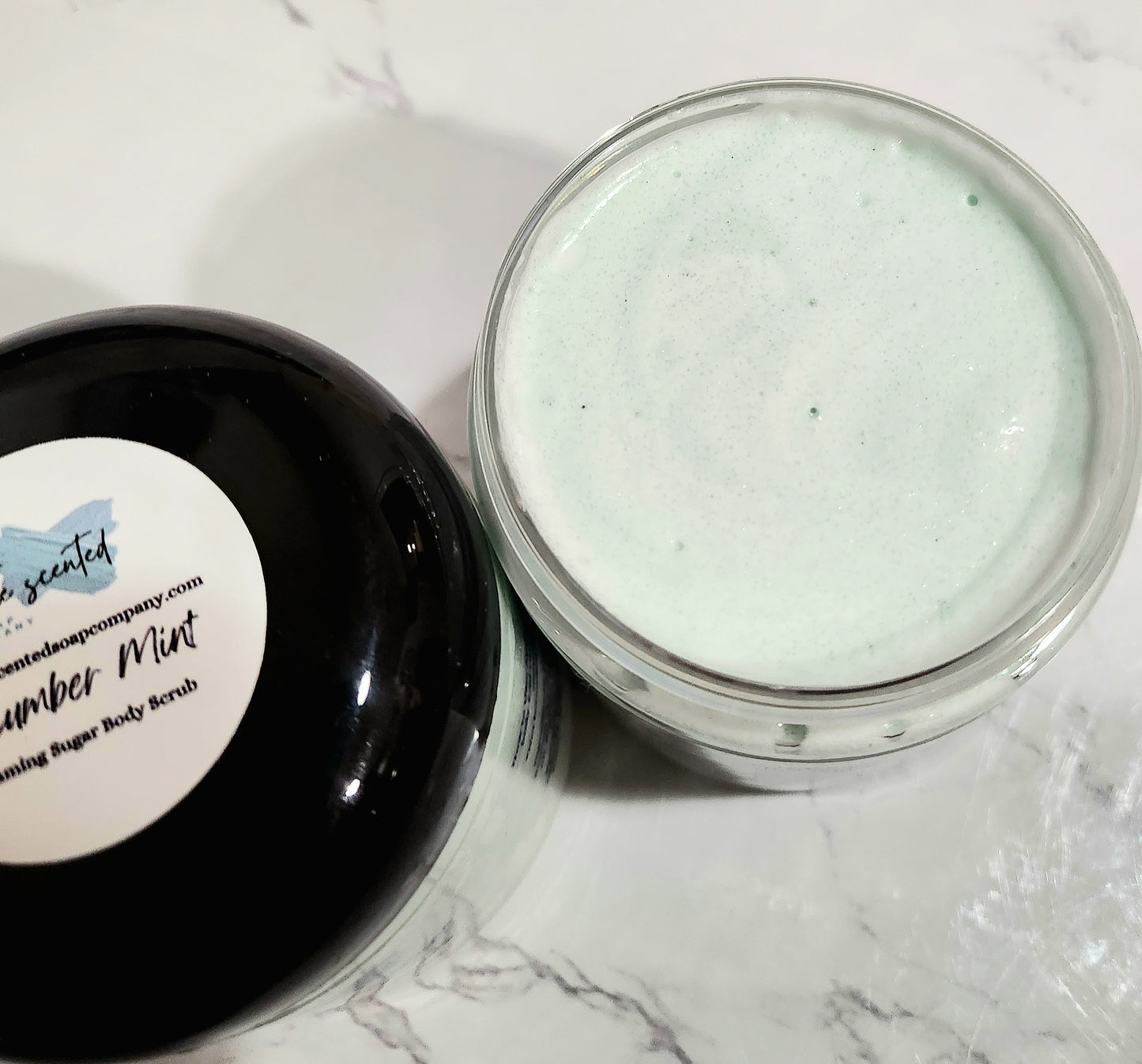 CUCUMBER MINT Foaming Sugar Body Scrub 8 oz