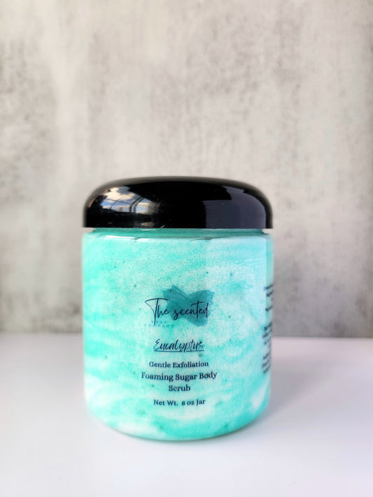 EUCALYPTUS Foaming Sugar Body Scrub 8 oz