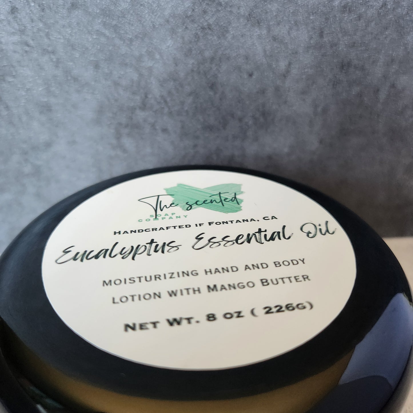 EUCALYPTUS Moisturizing Hand and Body Lotion Essential Oil Lotion 8 oz Jar