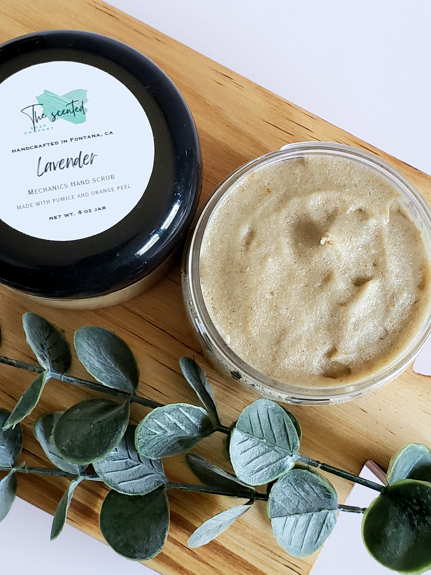 Lavender Pumice Hand Scrub 4oz Jar