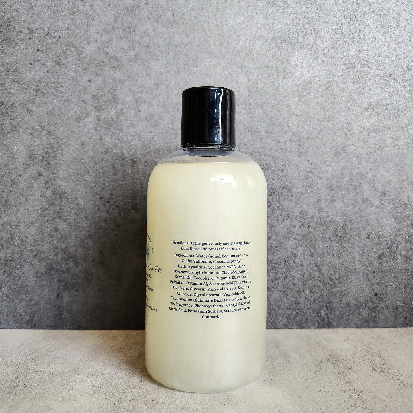 Naturally Scented and Dye Free Vegan Body Wash 9 oz