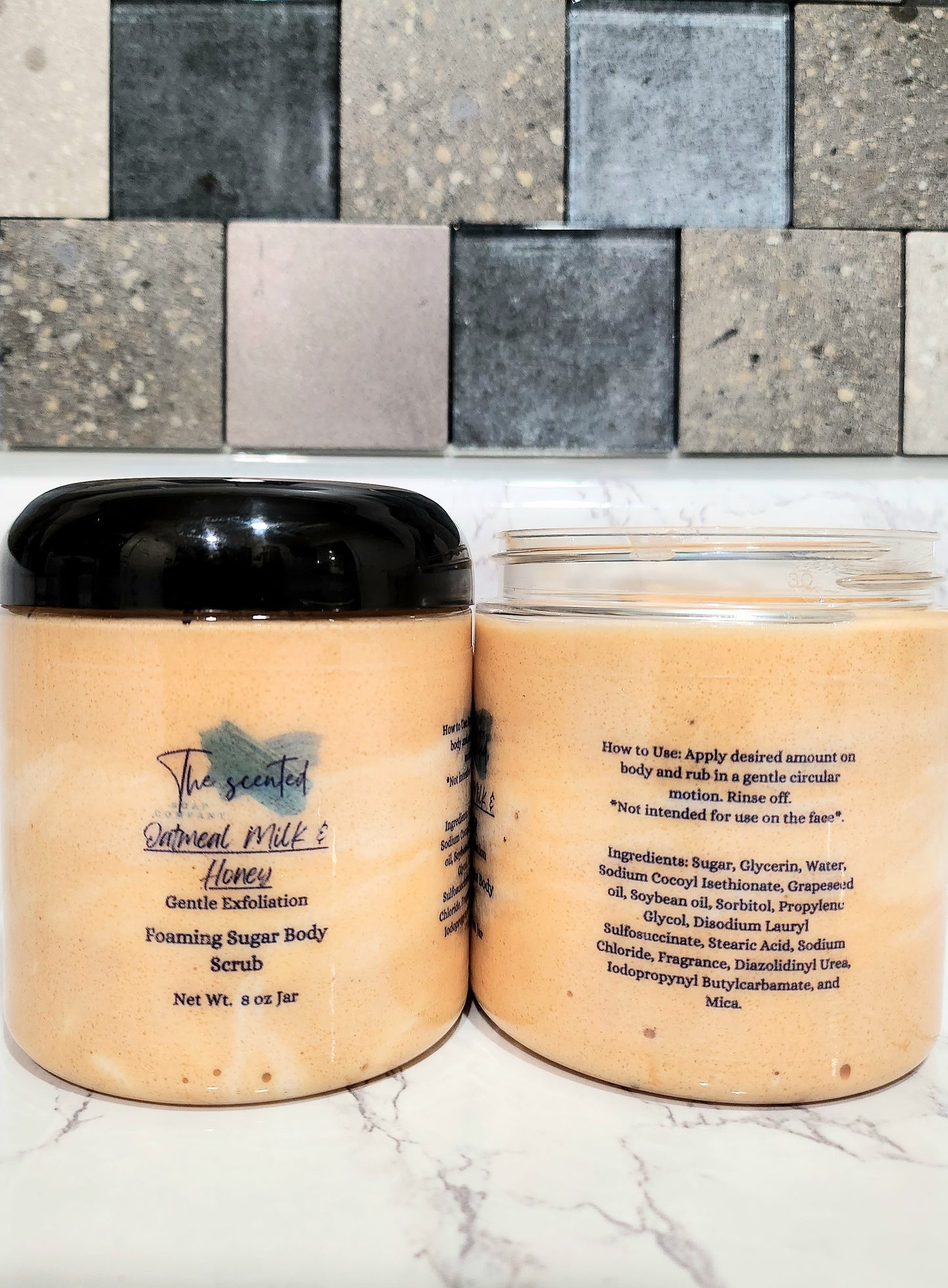 OATMEAL MILK and HONEY Foaming Sugar Body Scrub 8 oz