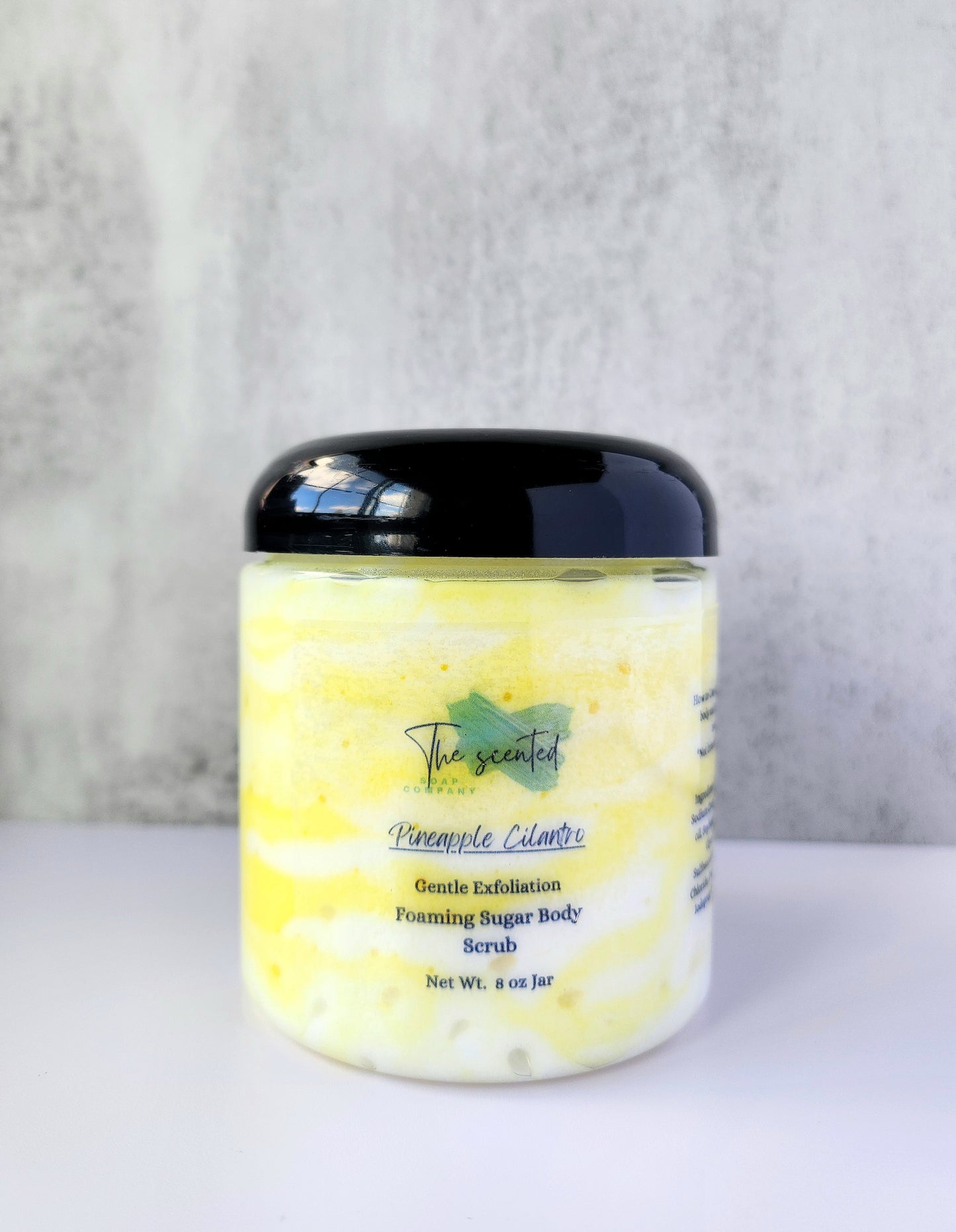 PINEAPPLE CILANTRO Foaming Sugar Body Scrub 8 oz