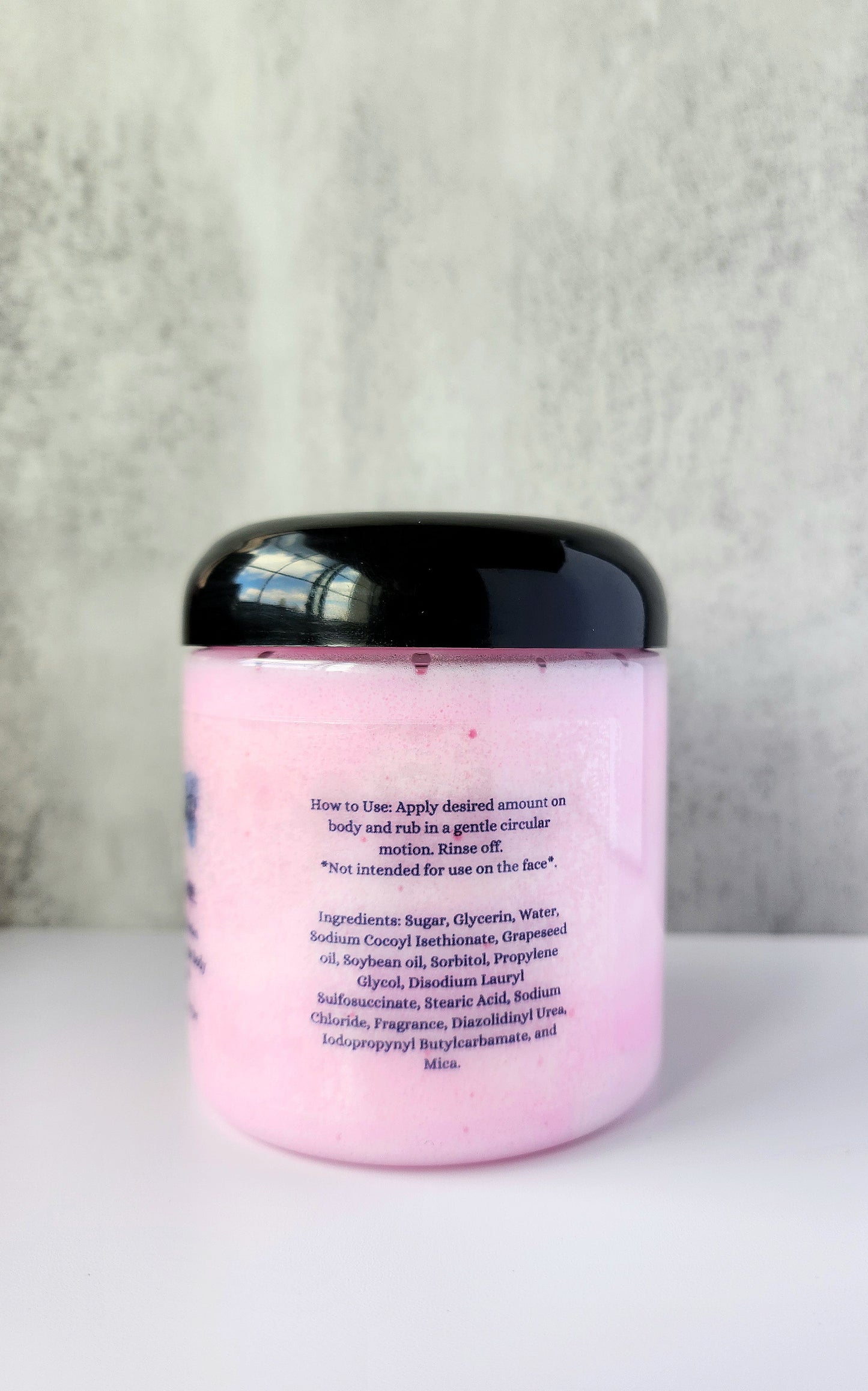 PINK SUGAR Foaming Sugar Body Scrub 8 oz