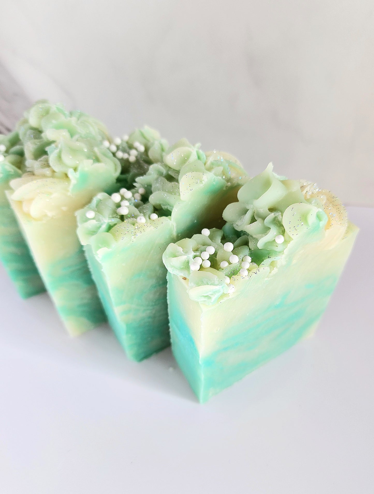 Cucumber Mint 5 oz Cold Process Soap Bar