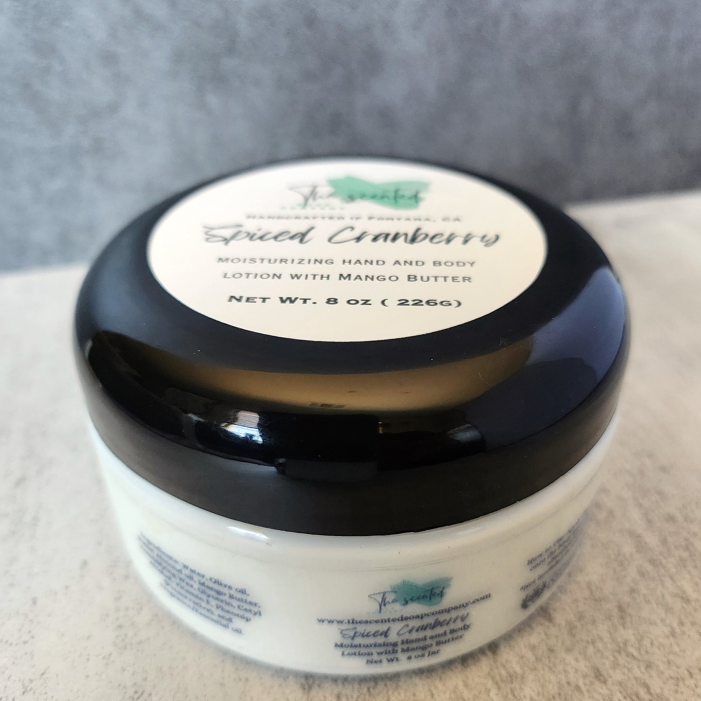 SPICED CRANBERRY Moisturizing Hand and Body Lotion 8 oz Jar